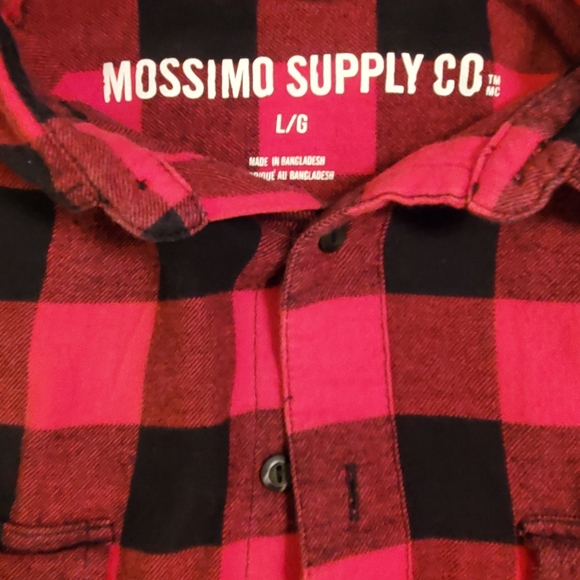 Mossimo plaid button up large - Picture 3 of 3